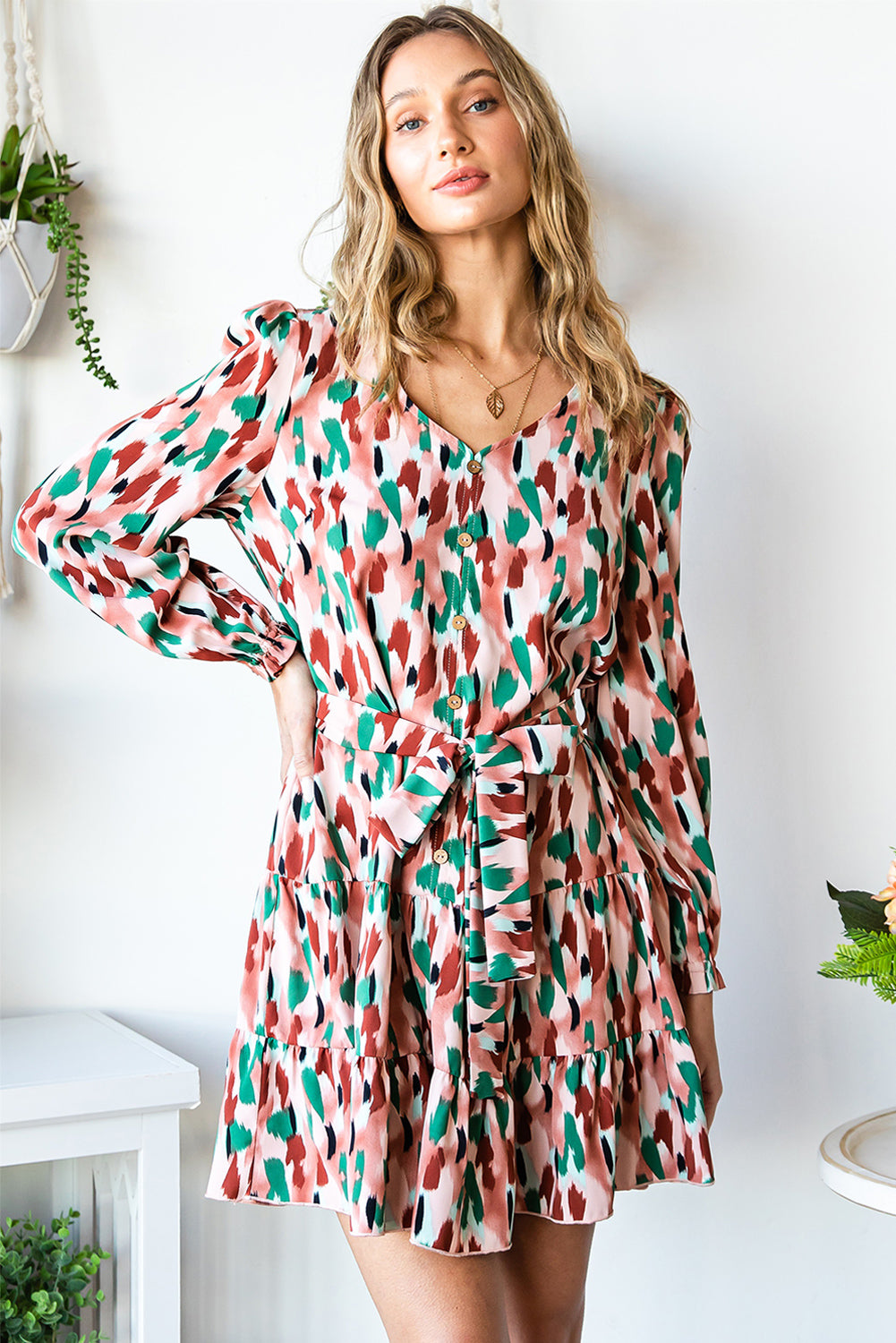 Beauty In Art Form Mini Dress