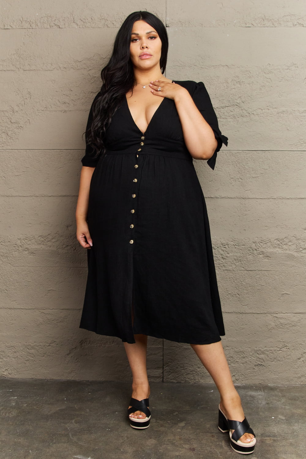 Perfect Silhouette Midi Dress