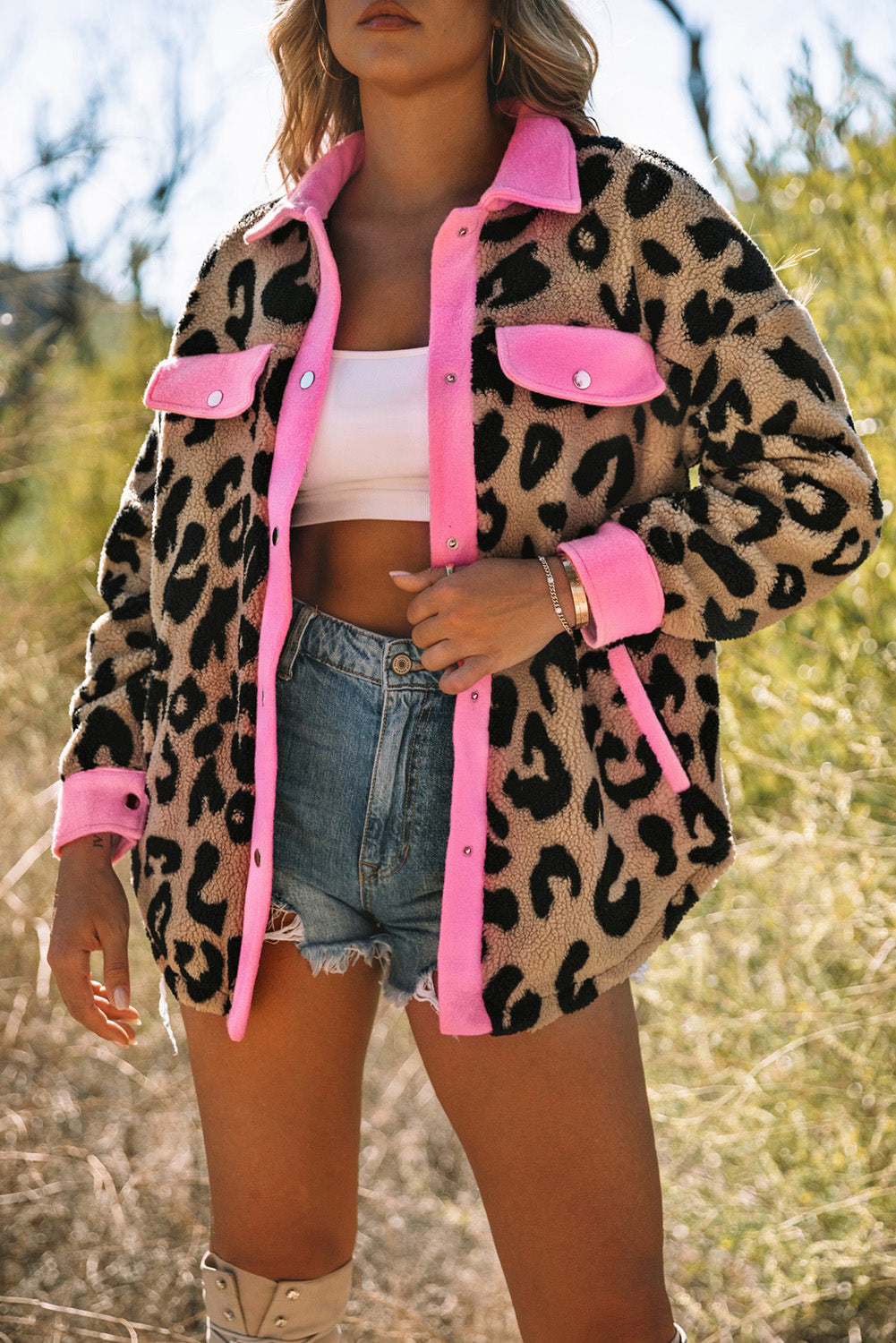 Primal Energy Leopard Teddy Jacket