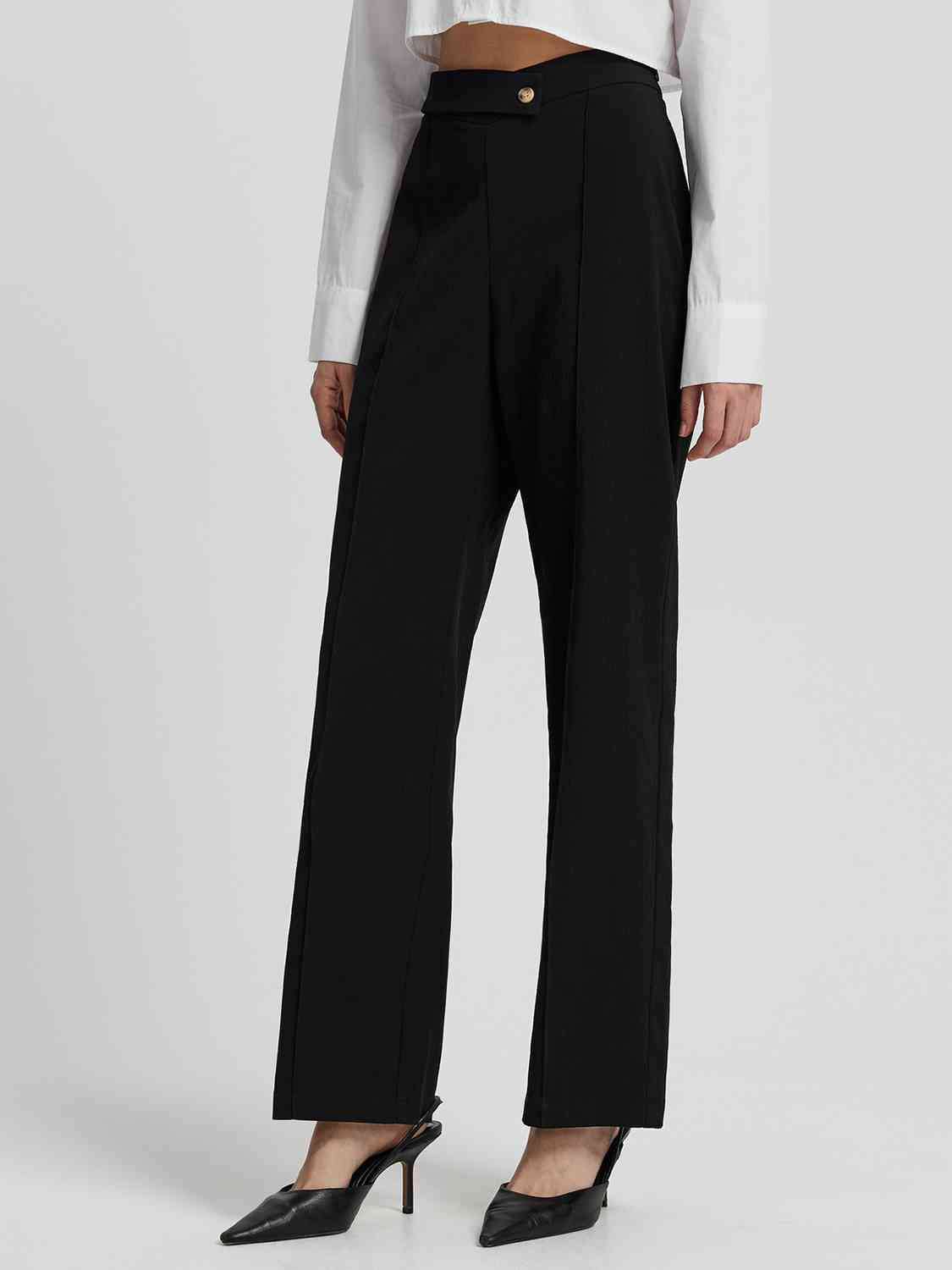 Mya High Waist Straight Pants