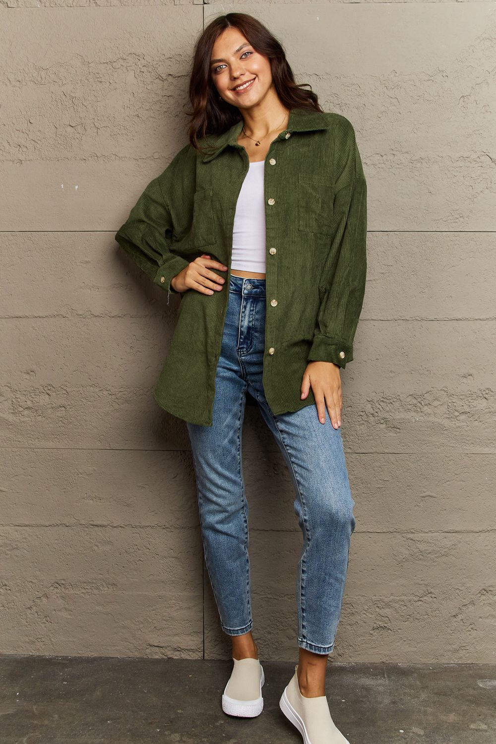 Always Being Me Button-Down Shacket