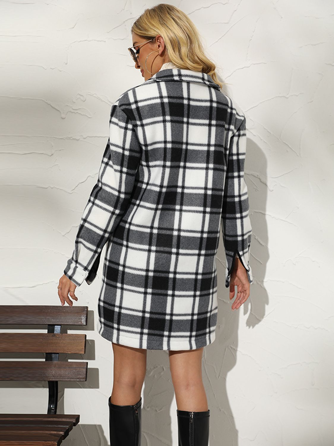 Walk In Nature Plaid Coat