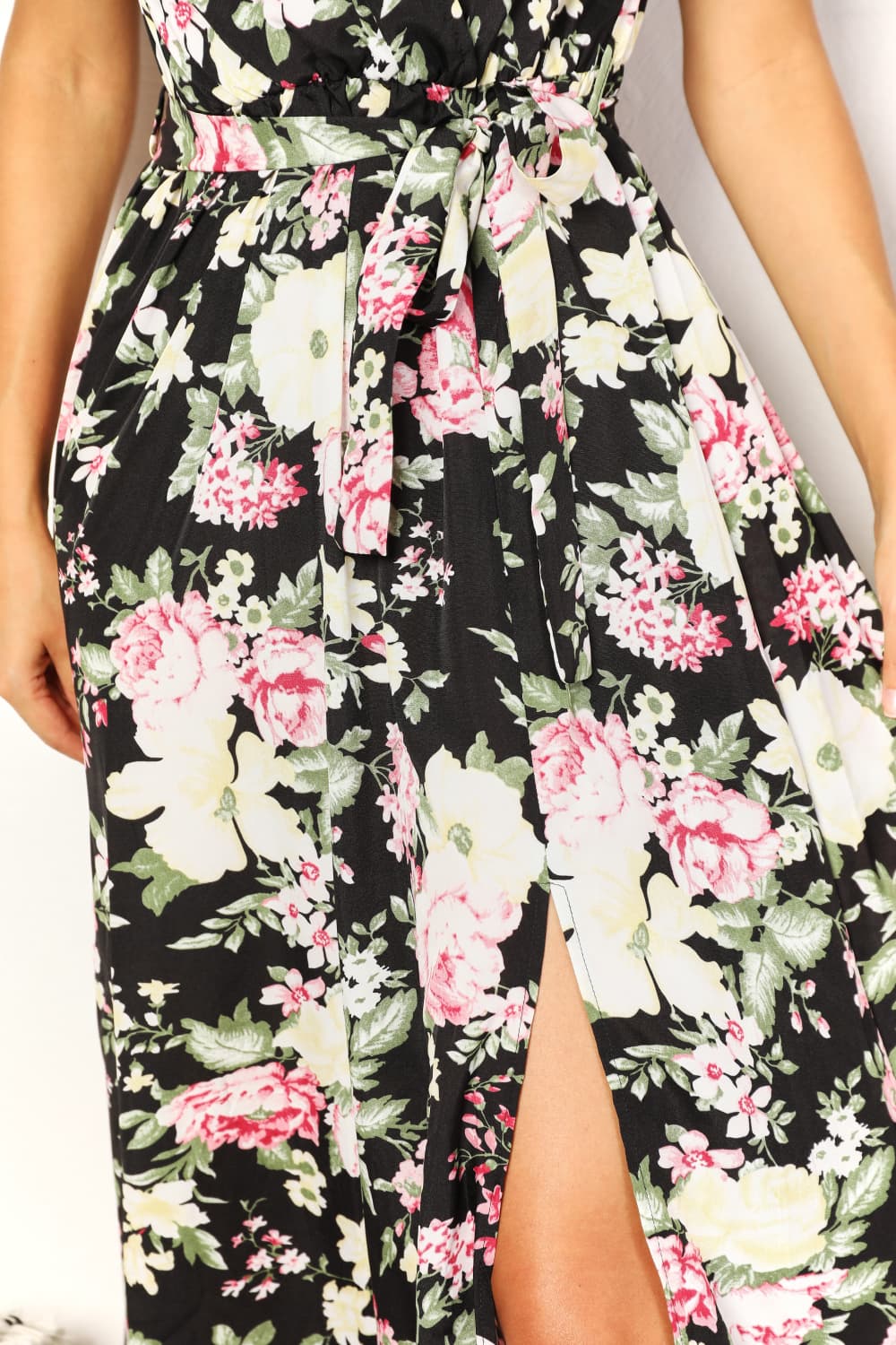 Ellis Floral Tie-Waist Dress