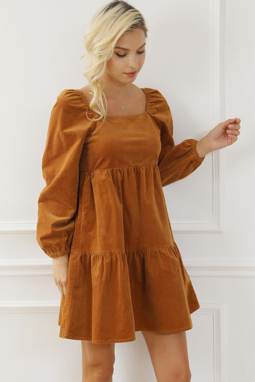 Bailey Tiered Long Sleeve Dress