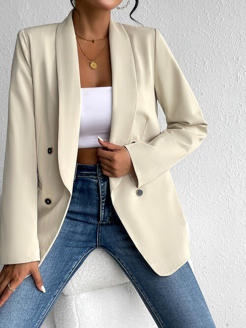 Bria Open Front Long Sleeve Blazer