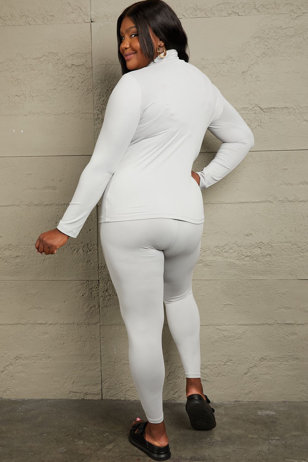 Greatness Mock Neck Top and Leggings Set