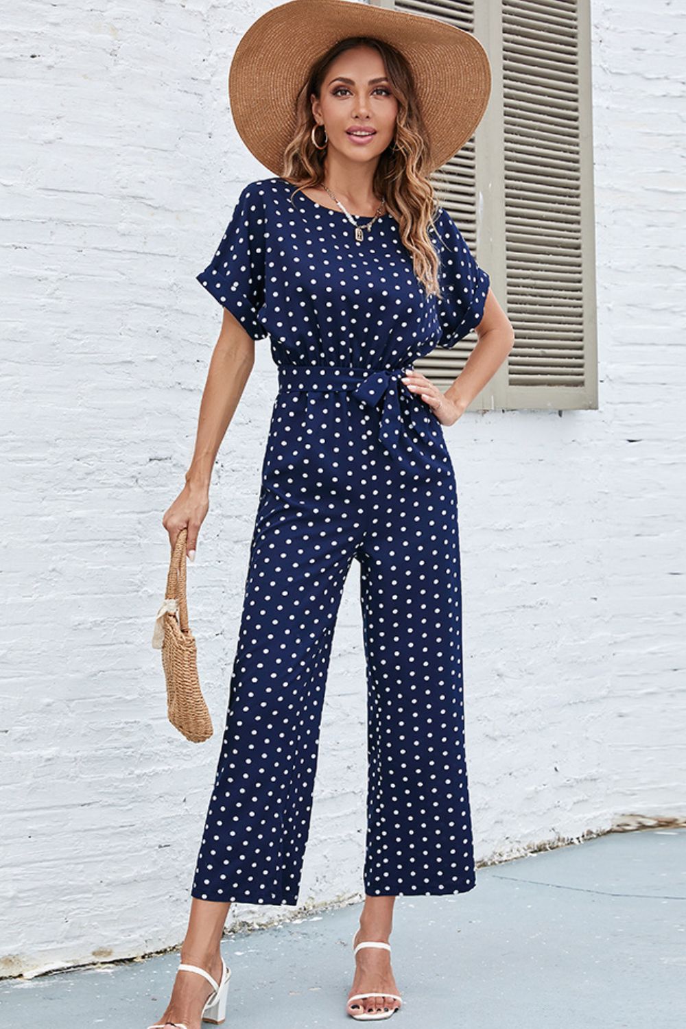 Meant To Be Polka Dot Jumpsuit