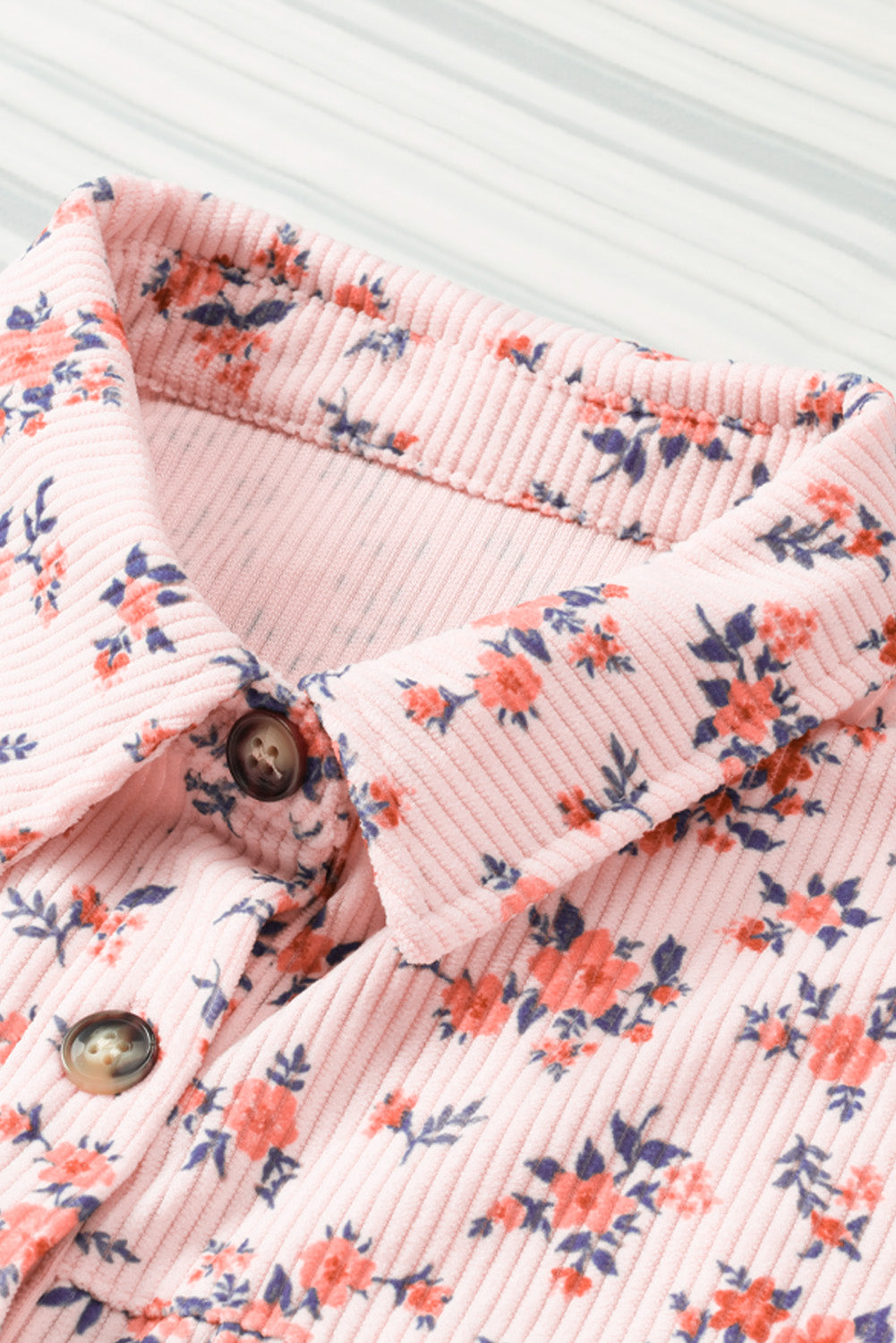 Sarah Floral Button Down Mini Dress