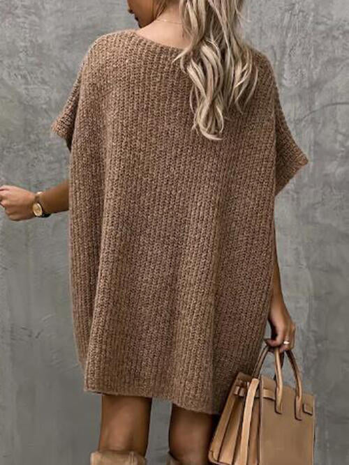 Briella V-Neck Short Sleeve Sweater