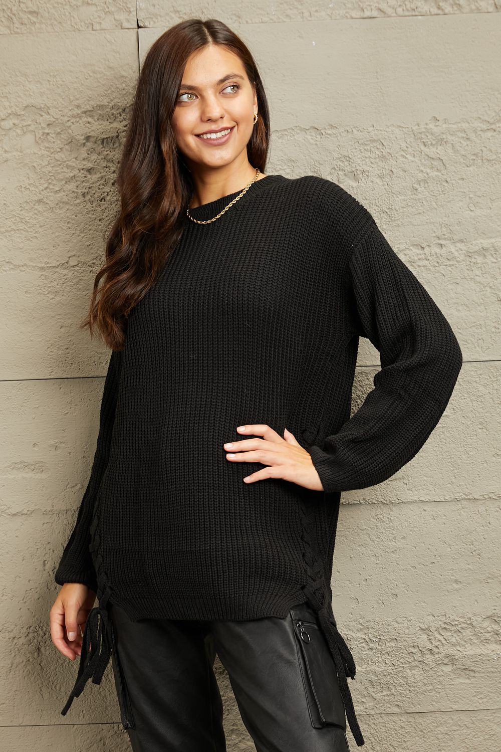 Isabella Knitted Tunic Sweater