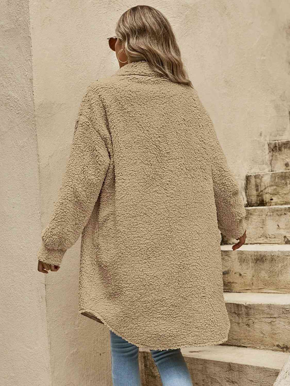 Josie Button Down Teddy Coat