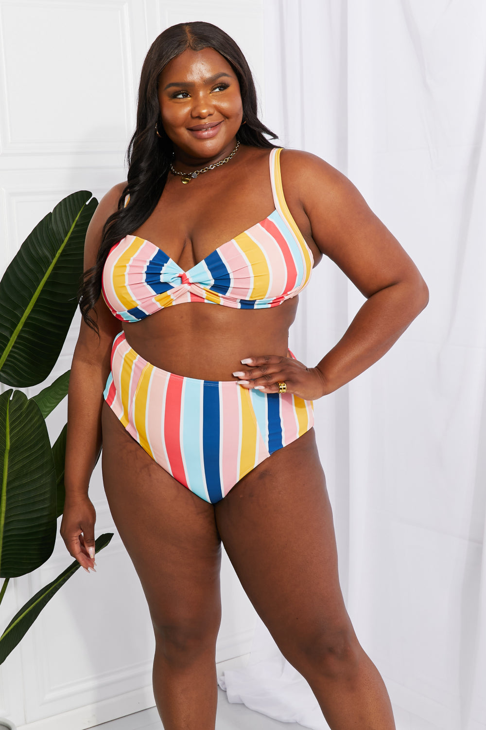 Take A Dip Striped Bikini