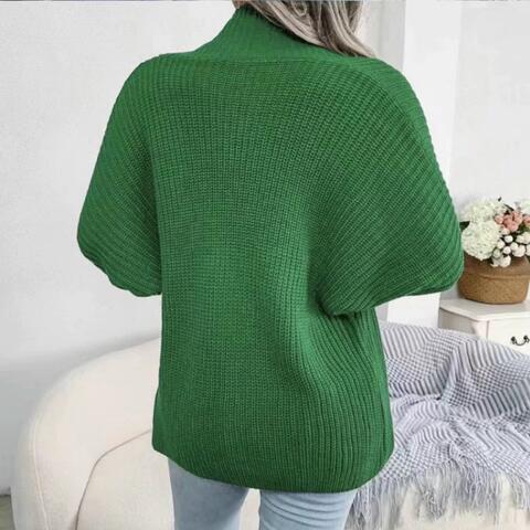 Marlowe Open Front Lantern Sleeve Cardigan