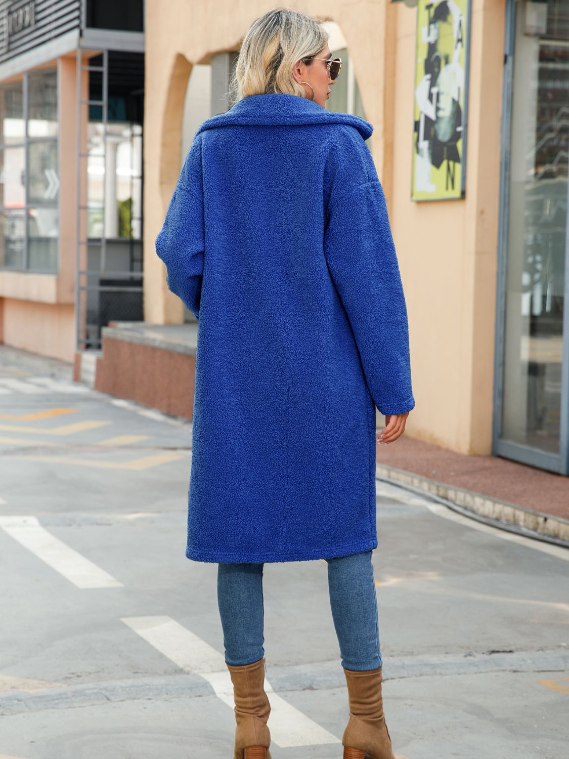 Nyla Collared Neck Button Down Coat