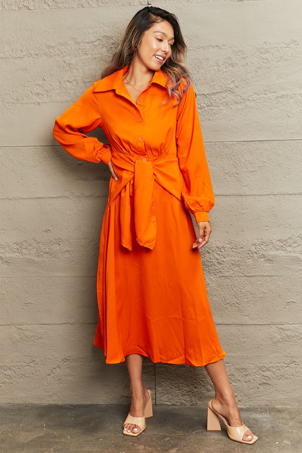 Always Looking Up Midi Dress