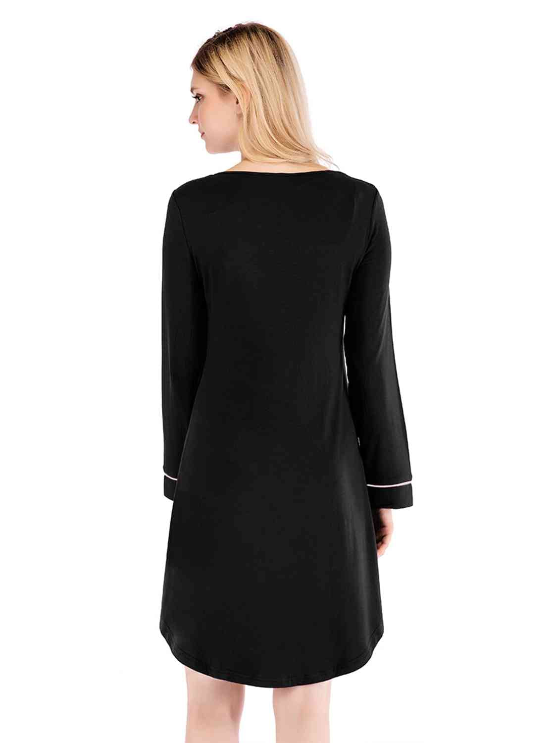 Sweet Dreams Round Neck Night Dress