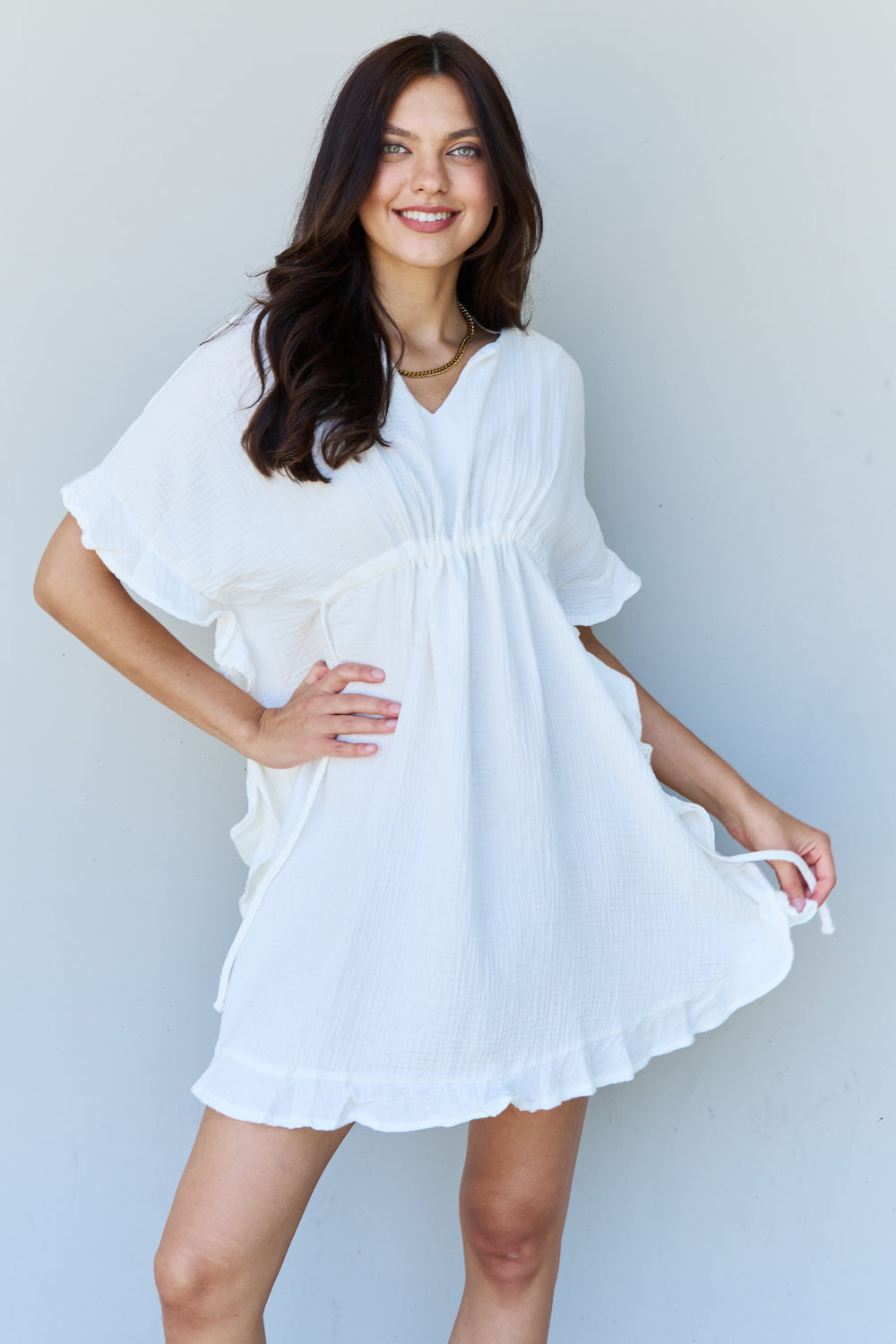 Tiffany Ruffle Mini Dress