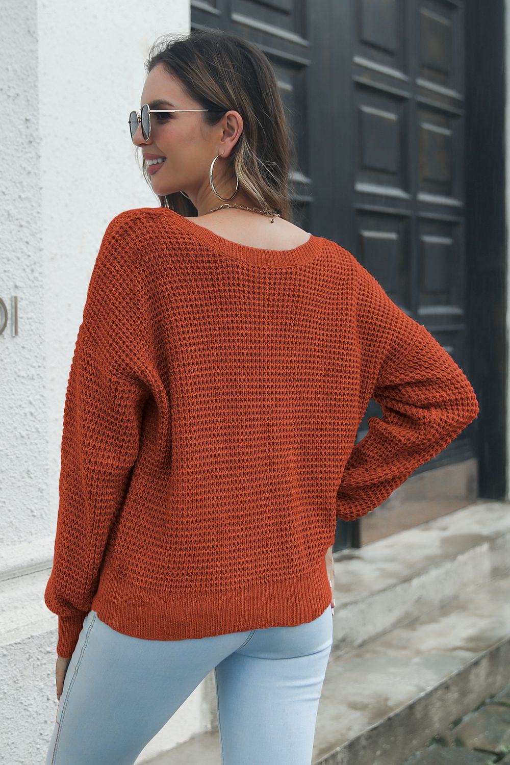 Same Energy Crisscross Sweater