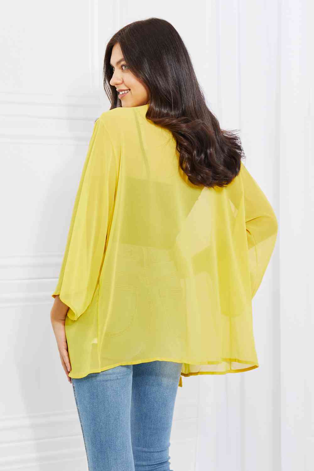 Just Listen Chiffon Kimono