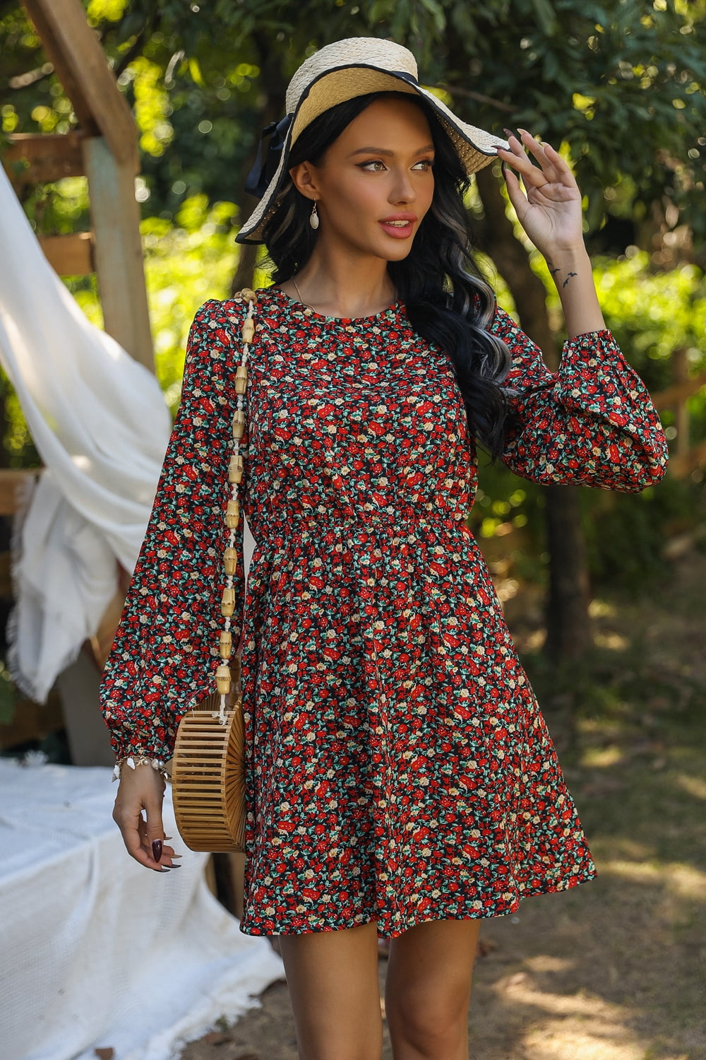 Laressa Long Sleeve Mini Dress