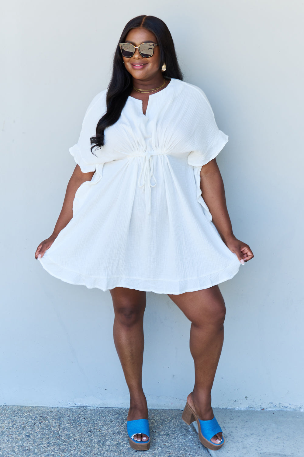 Tiffany Ruffle Mini Dress