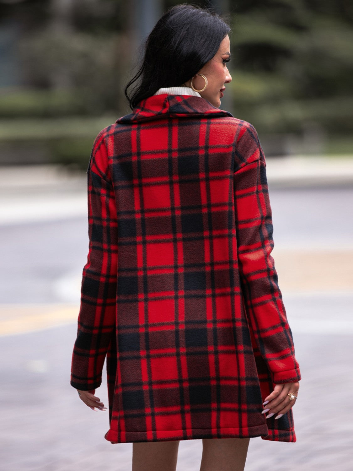 Good Evening Plaid Coat
