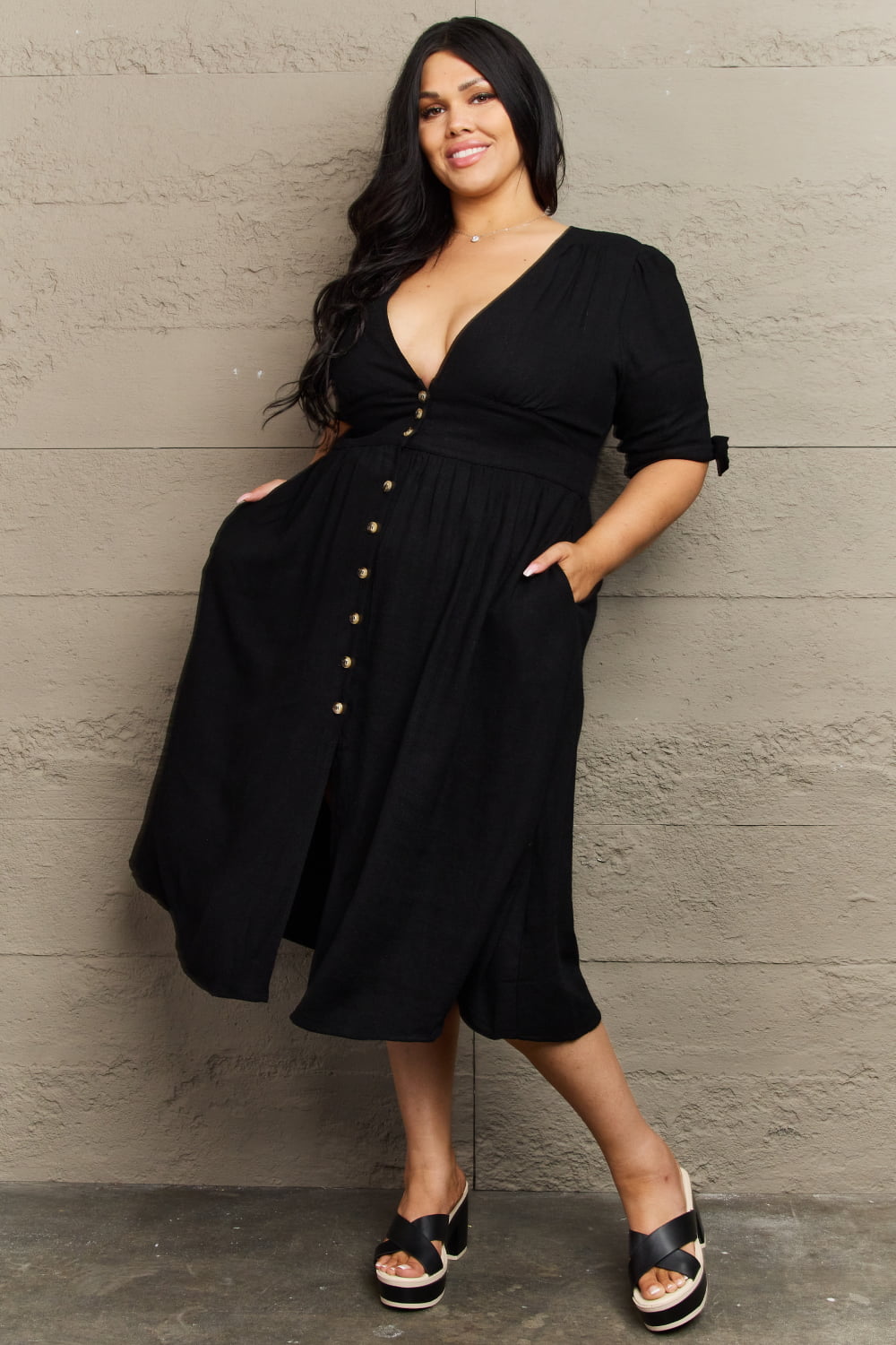 Perfect Silhouette Midi Dress