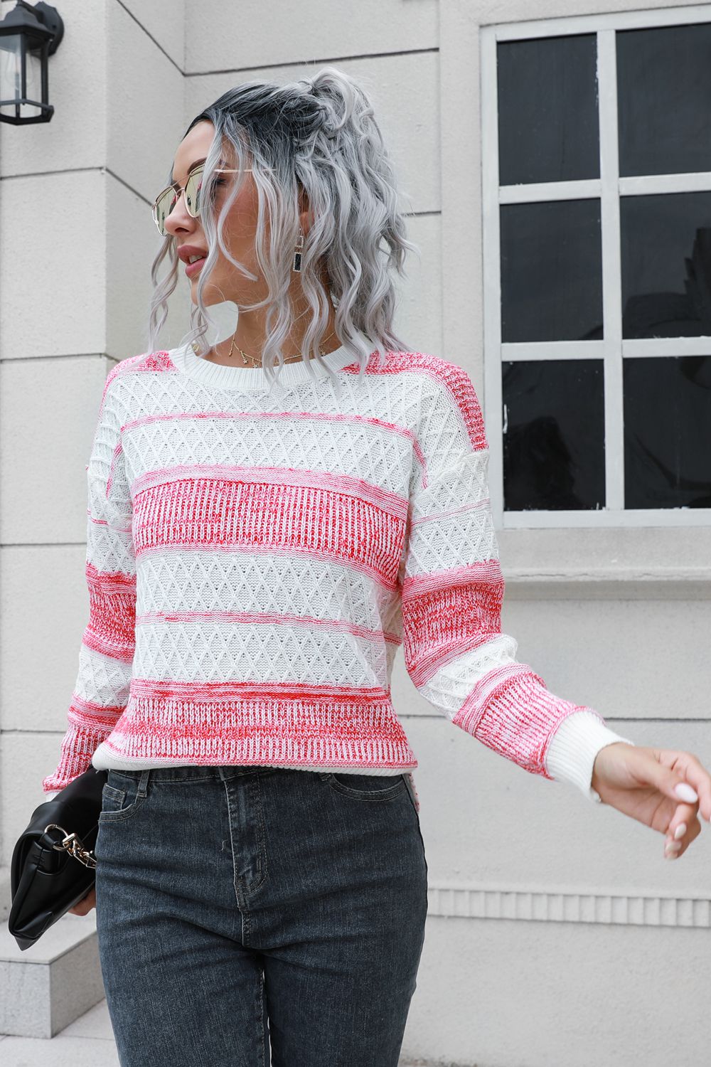 Let's Get Cozy Two-Tone Sweater