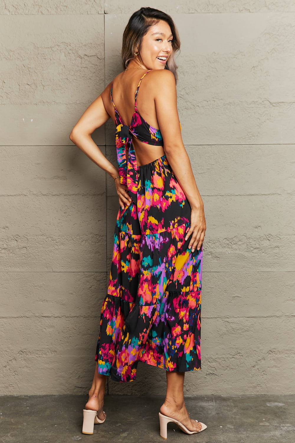 Tropical Nights Midi Dress