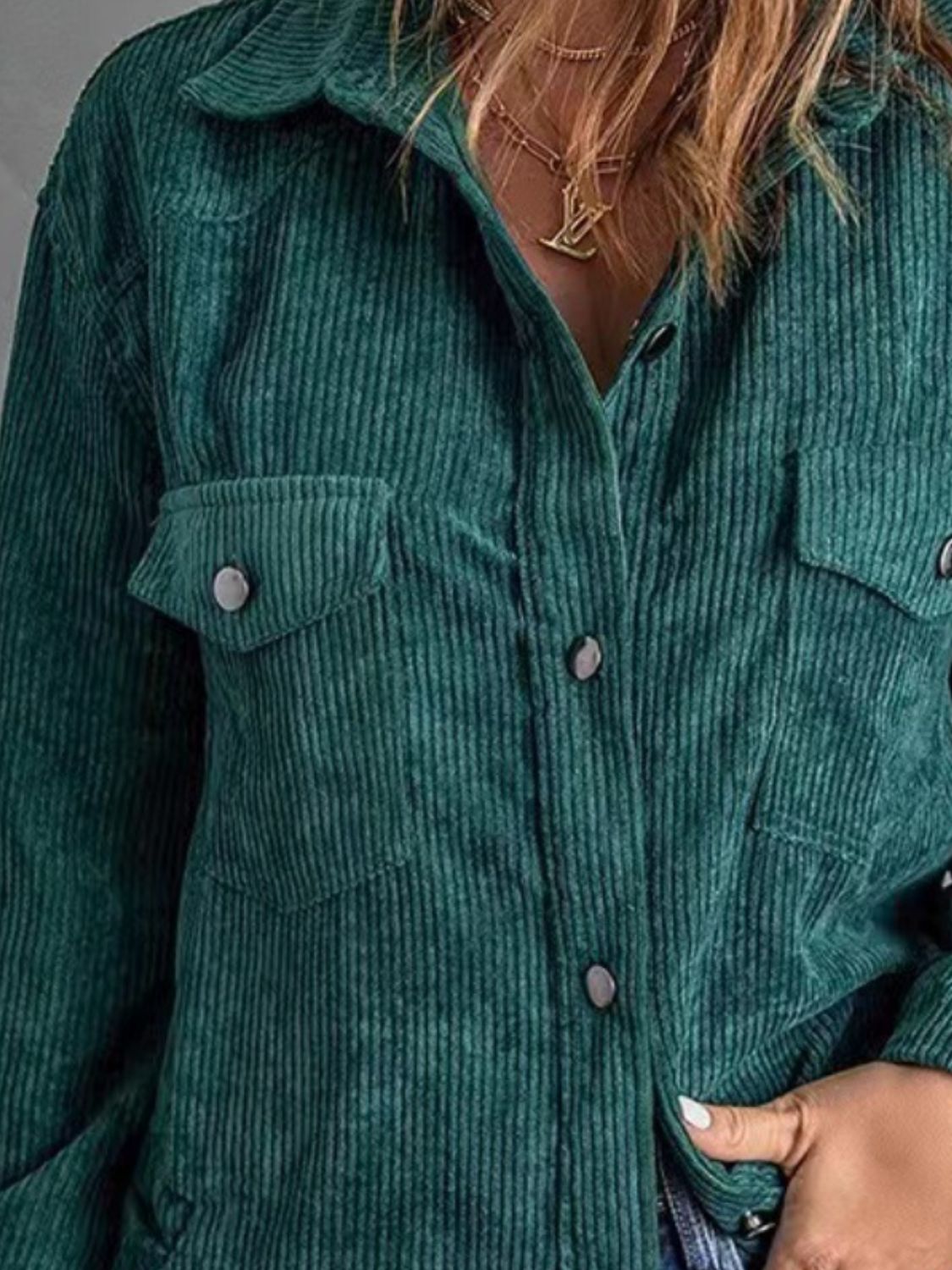 Teresa Button Down Collared Shacket