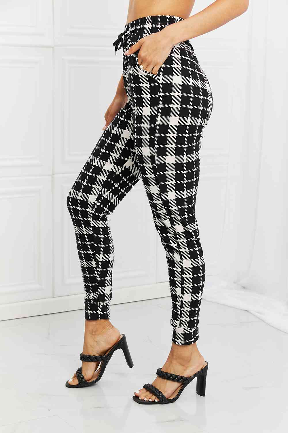 Paris Plaid Joggers