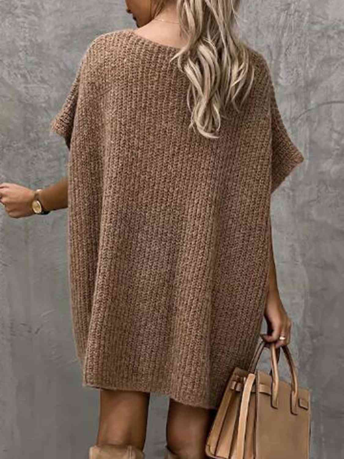 Mia Short Sleeve Sweater Dress