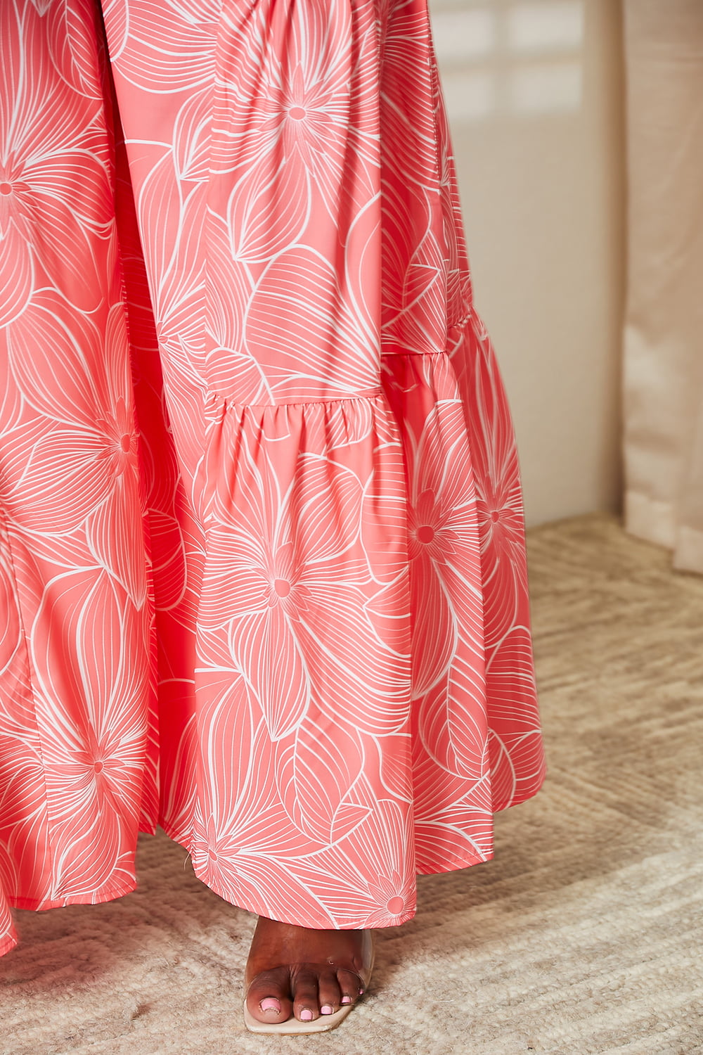 Zelda Floral Tiered Wide Leg Pants