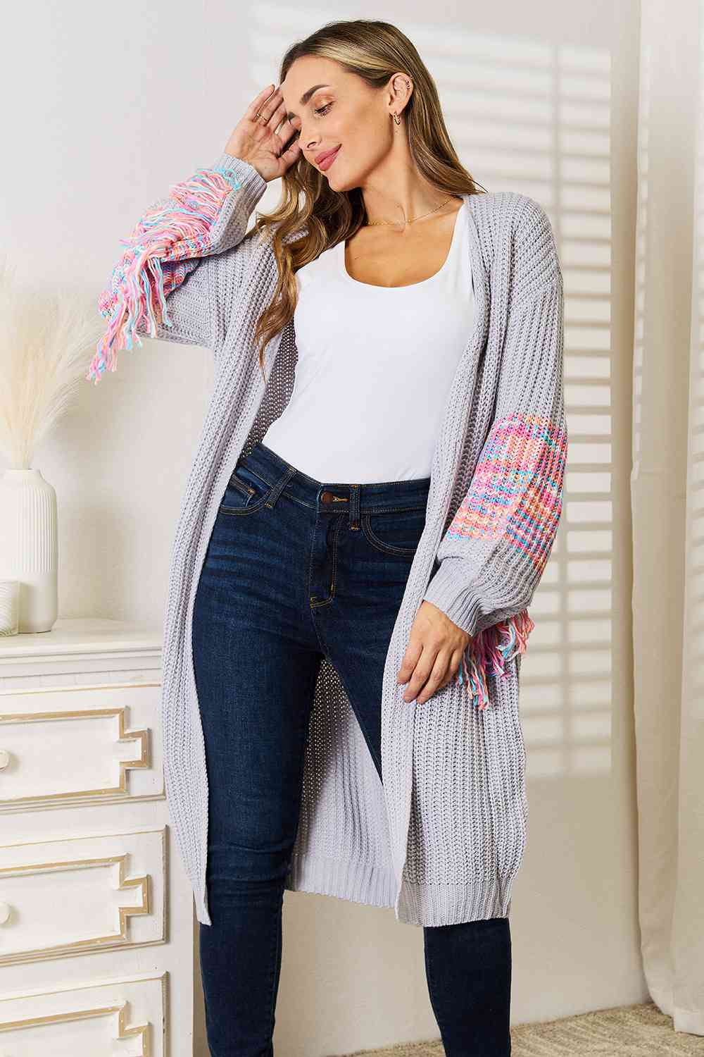 Florence Fringe Sleeve Cardigan