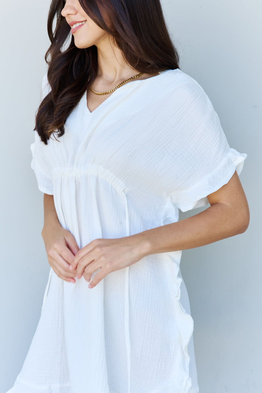 Tiffany Ruffle Mini Dress