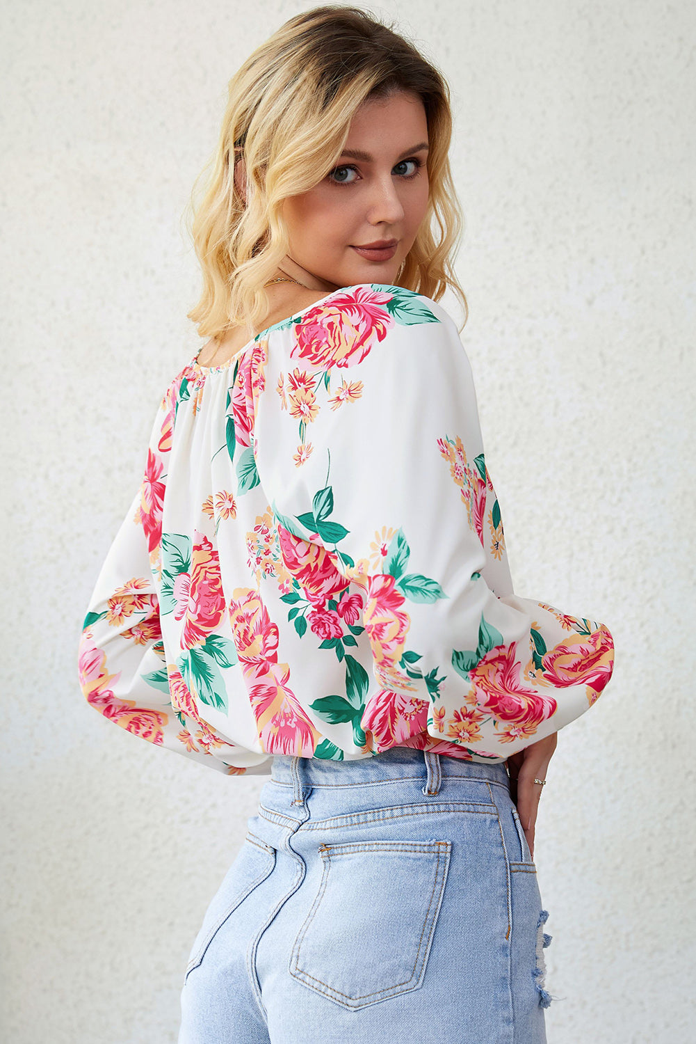 Grow With Me Floral Blouse