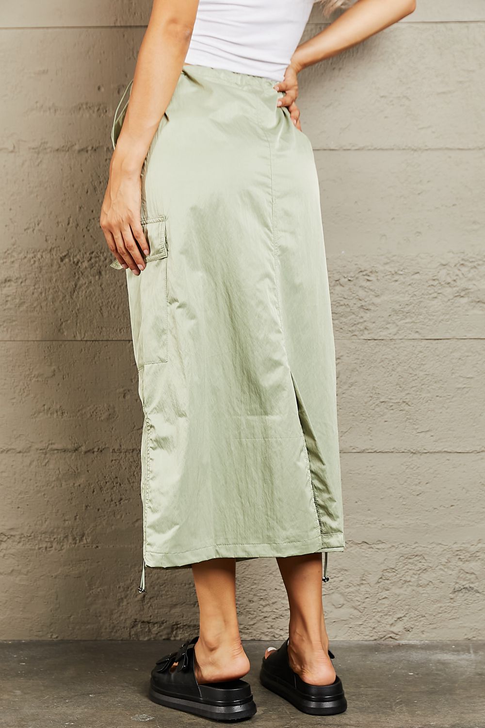 Just In Time Cargo Midi Skirt