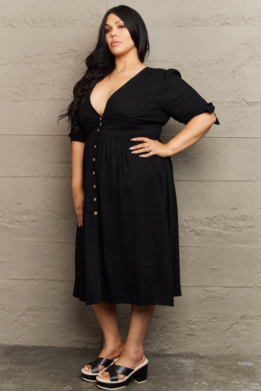 Perfect Silhouette Midi Dress