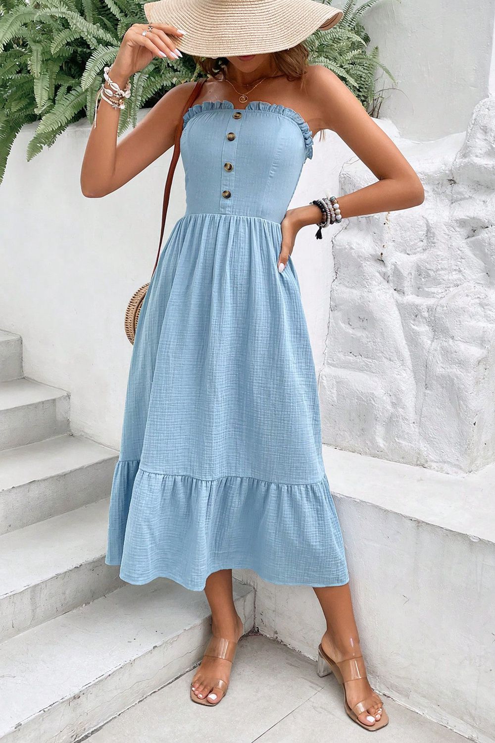 Such A Sweetheart Sleeveless Midi Dress