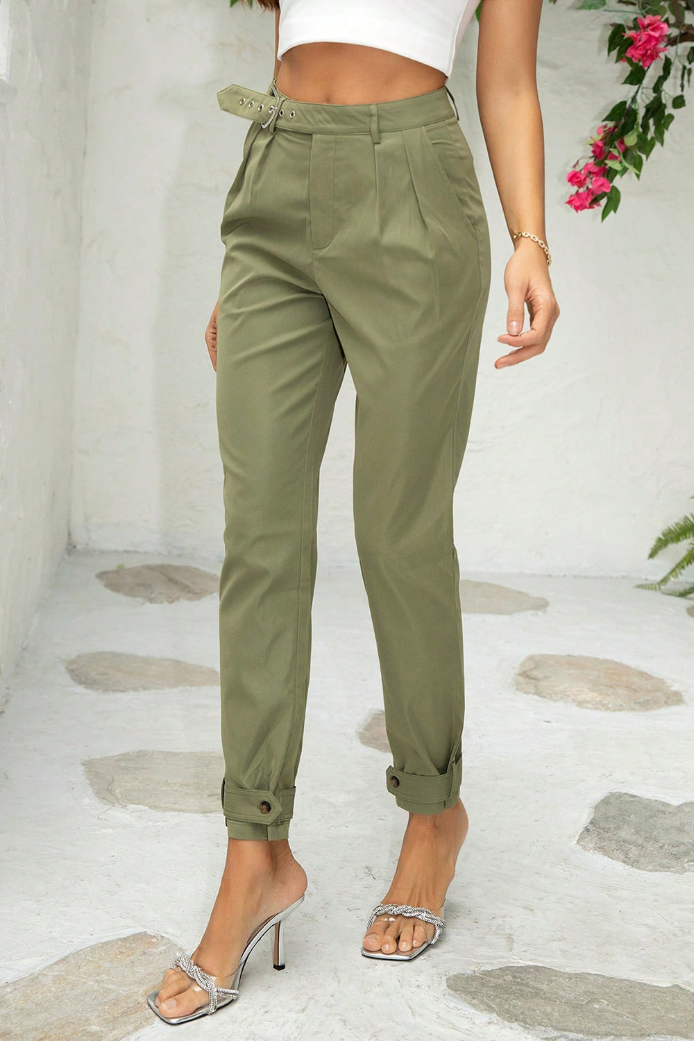 Frances Belt Detail Pants