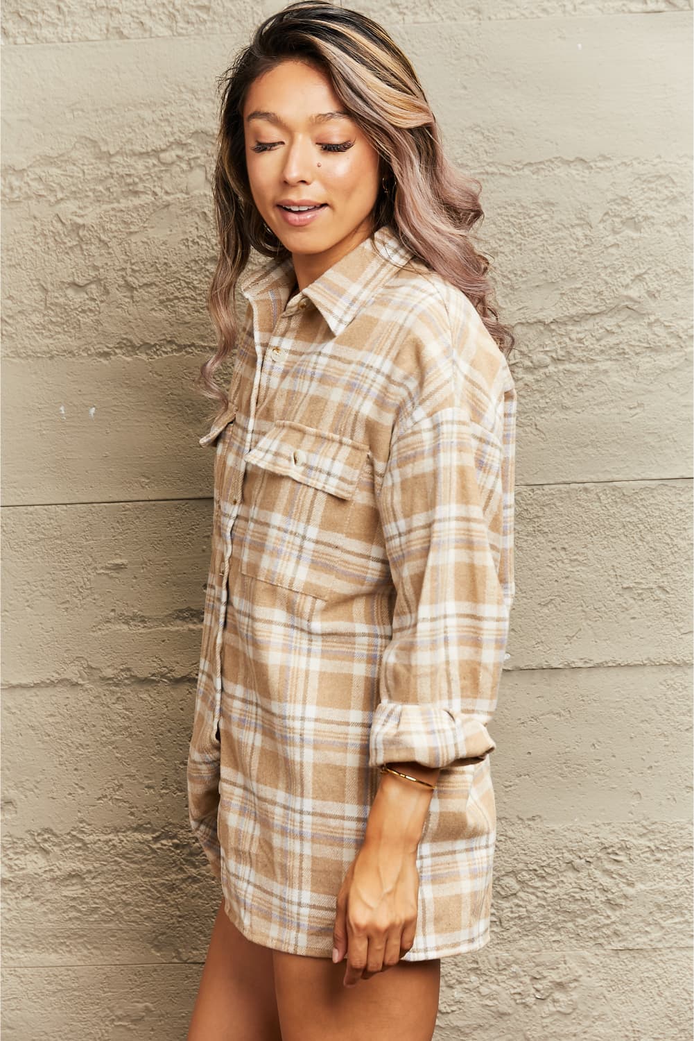 Desert Valley Plaid Shacket