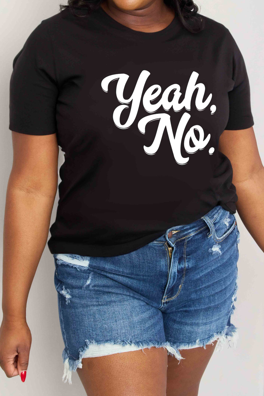 YEAH, NO Graphic Cotton T-Shirt