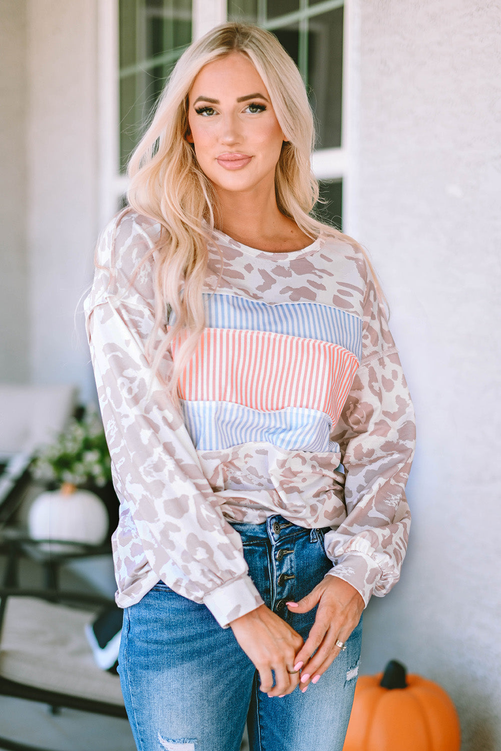 Born Wild Color Block Top