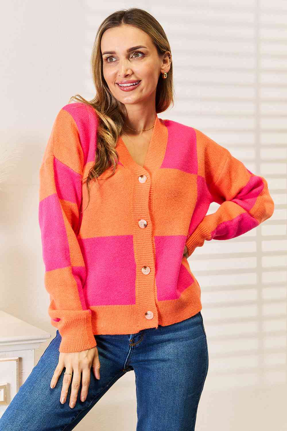 Check Me Out V-Neck Cardigan