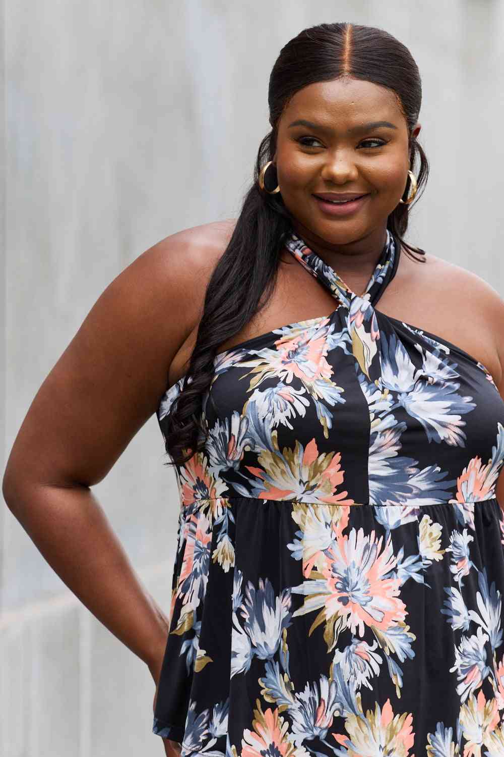 Vacation Floral Halter Top