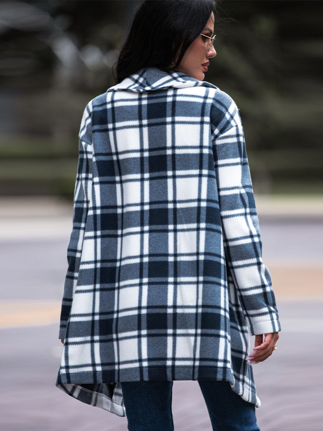 Good Evening Plaid Coat