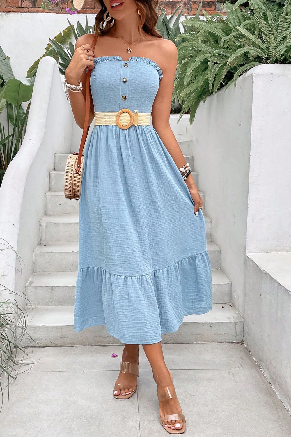 Such A Sweetheart Sleeveless Midi Dress