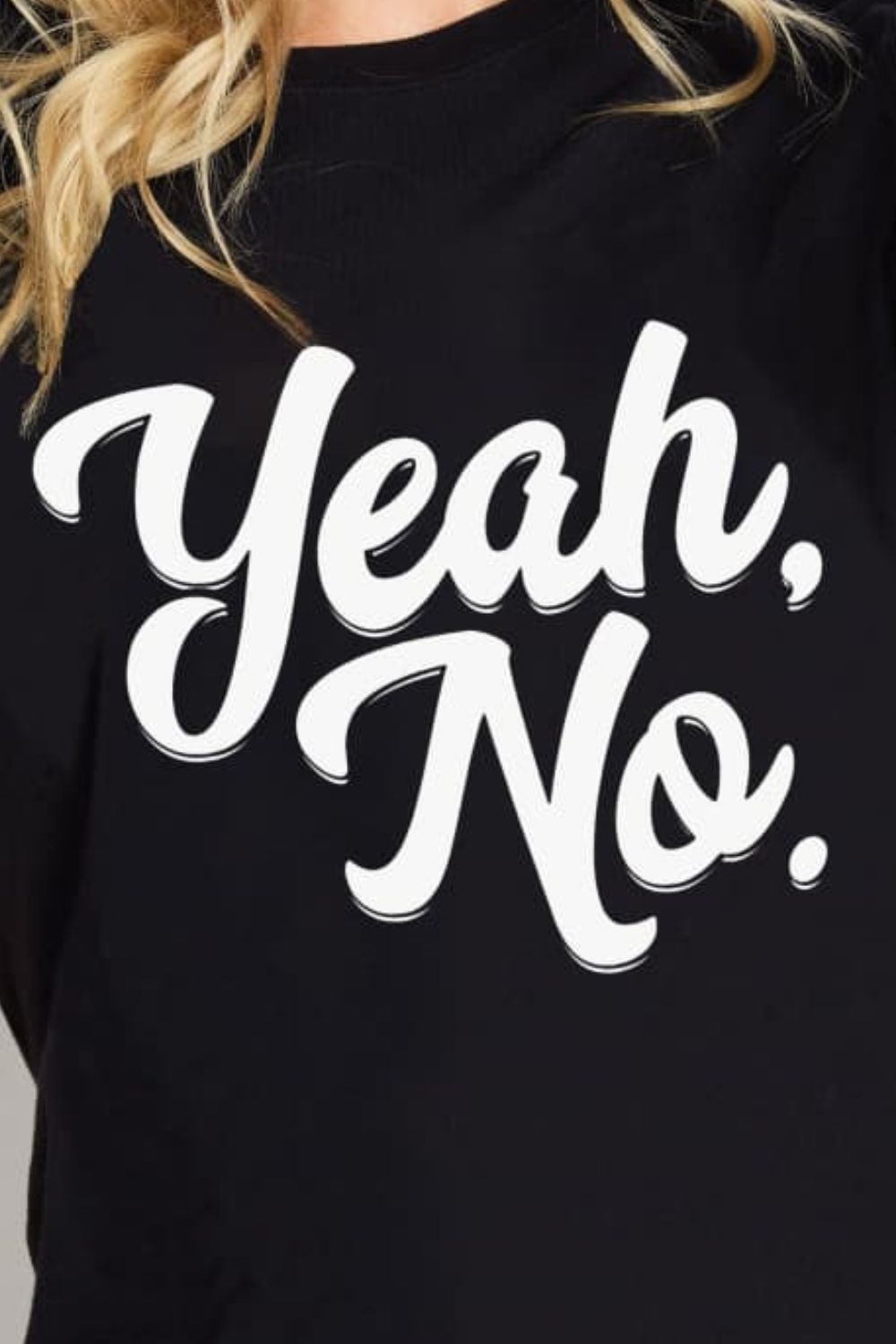 YEAH, NO Graphic Cotton T-Shirt