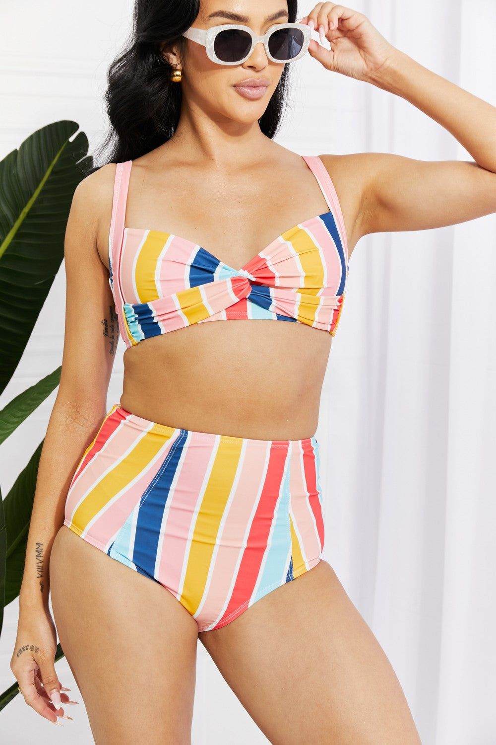 Take A Dip Striped Bikini