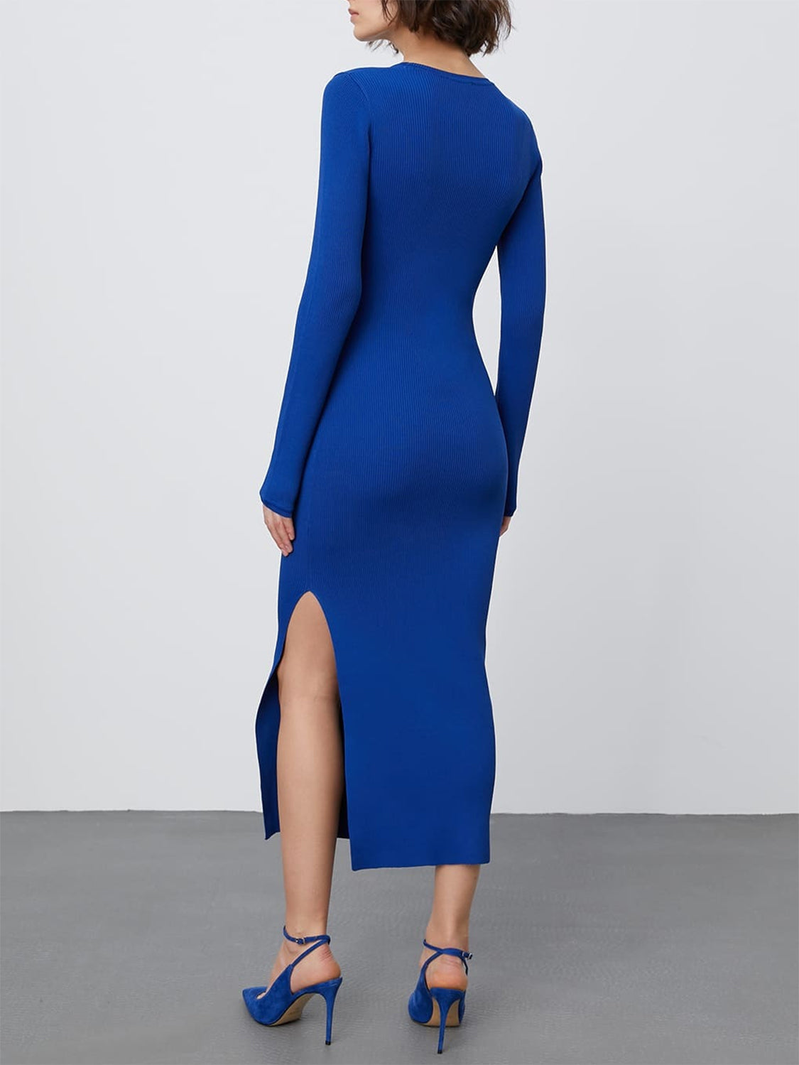 Casual Elegance Midi Sweater Dress